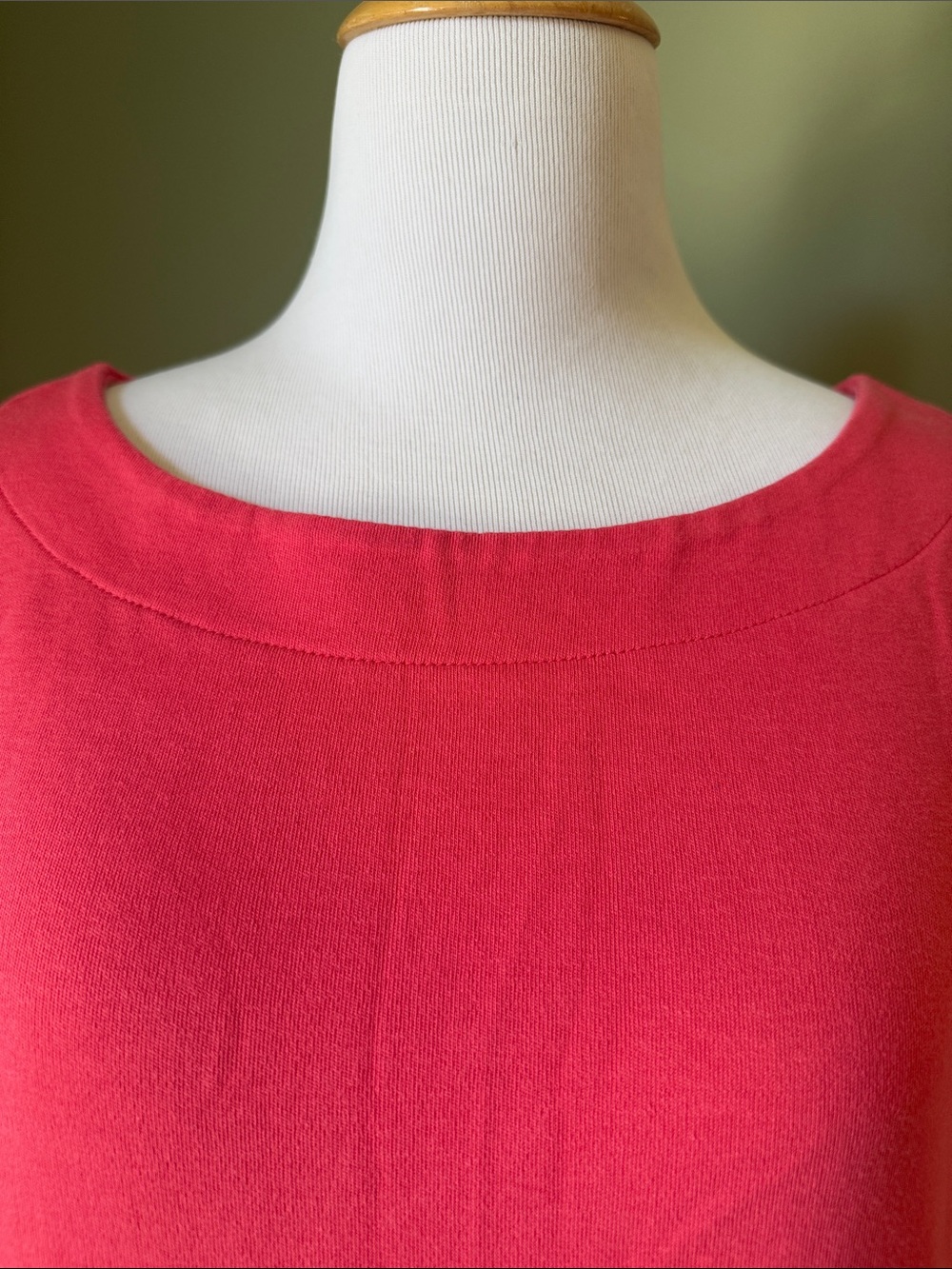Talbots pink dress 100% cotton size large - Picture 4 of 8